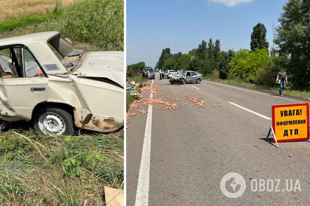 Под Херсоном спасатель вылетел на встречку и устроил смертельное ДТП. Фото