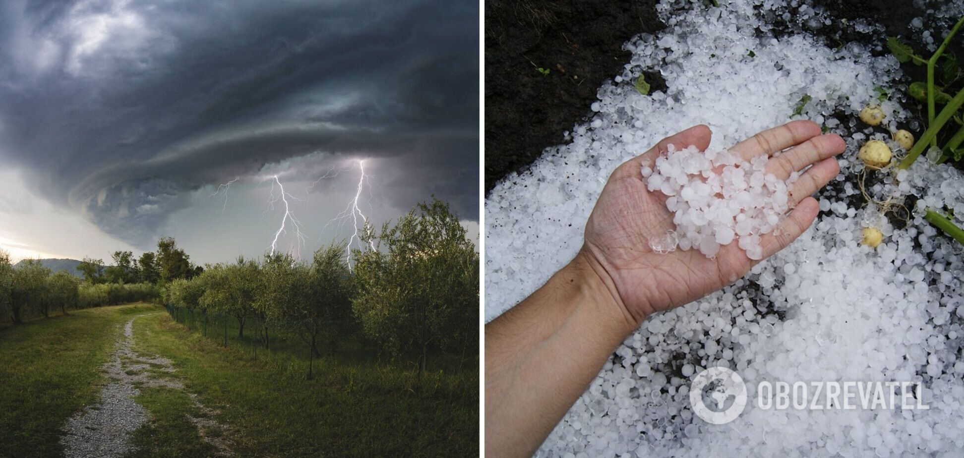 В Украине прогнозируют бурю и град