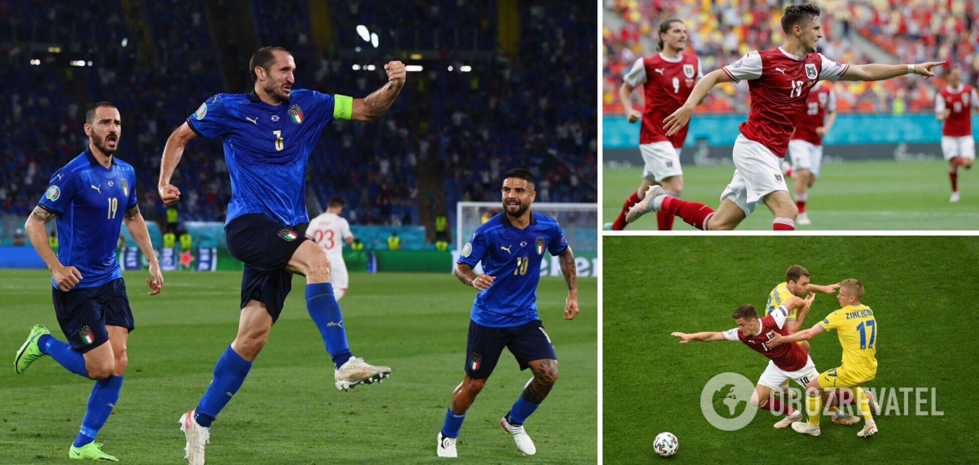 Италия и Австрия сошлись в 1/8 финала Евро-2020