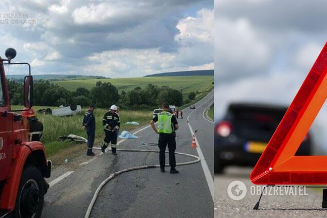 На Львівщині жінка не впоралася з Ford, авто перекинулось: 2 загиблих і 3 поранених