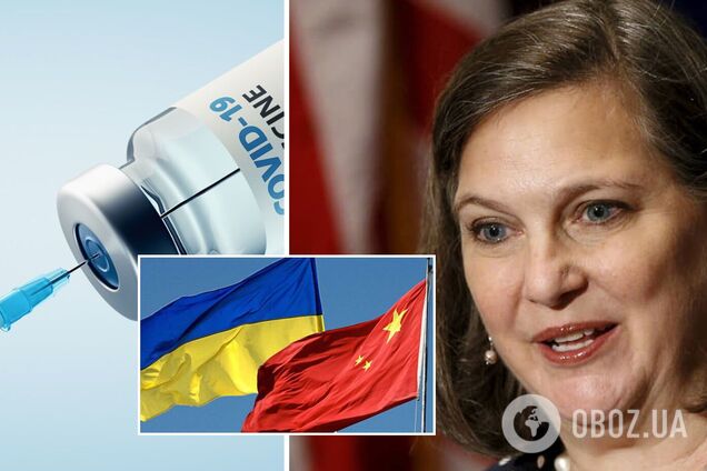 Нуланд назвала Украину жертвой Китая из-за поставок вакцин