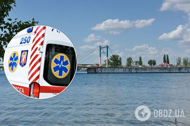 У київському Гідропарку після падіння з моста втопився чоловік. Фото