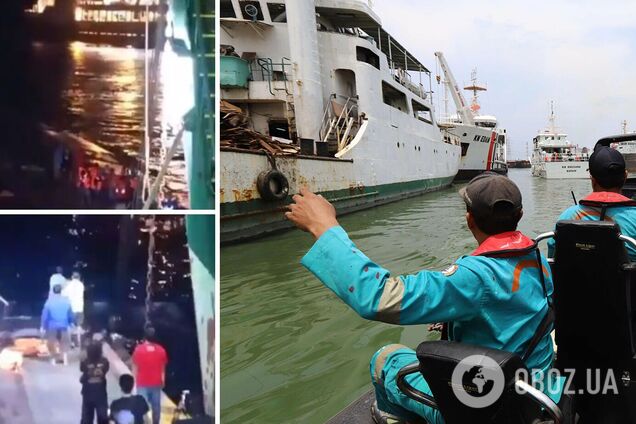 Біля берегів Балі затонуло судно з десятками пасажирів на борту. Відео порятунку