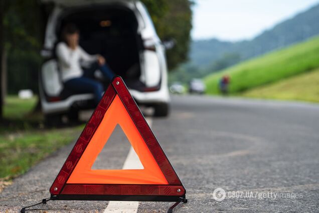 В результате аварии авто получило повреждения