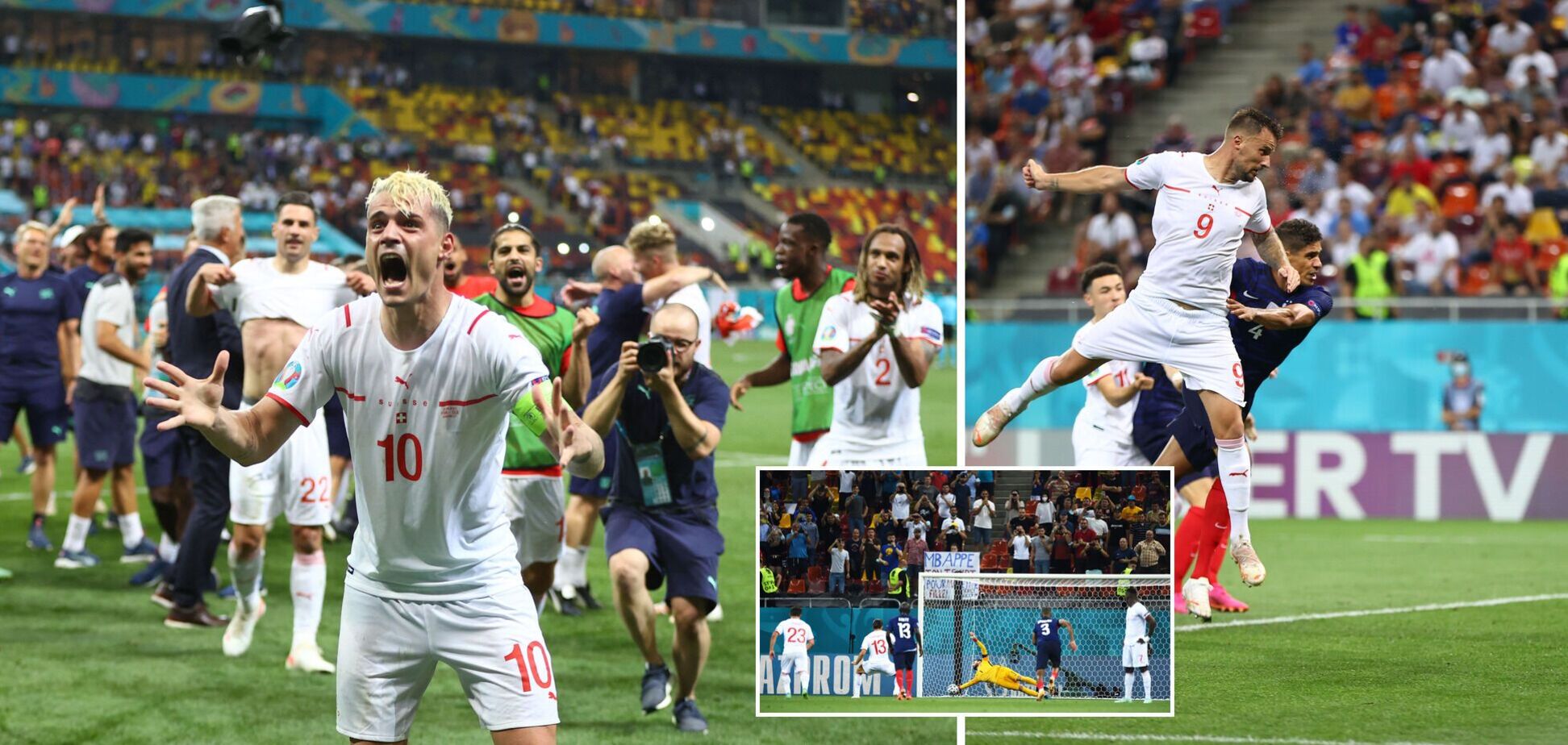 Франция по пенальти проиграла Швейцарии и вылетела с Евро-2020. Сетка плей-офф, видео голов и статистика