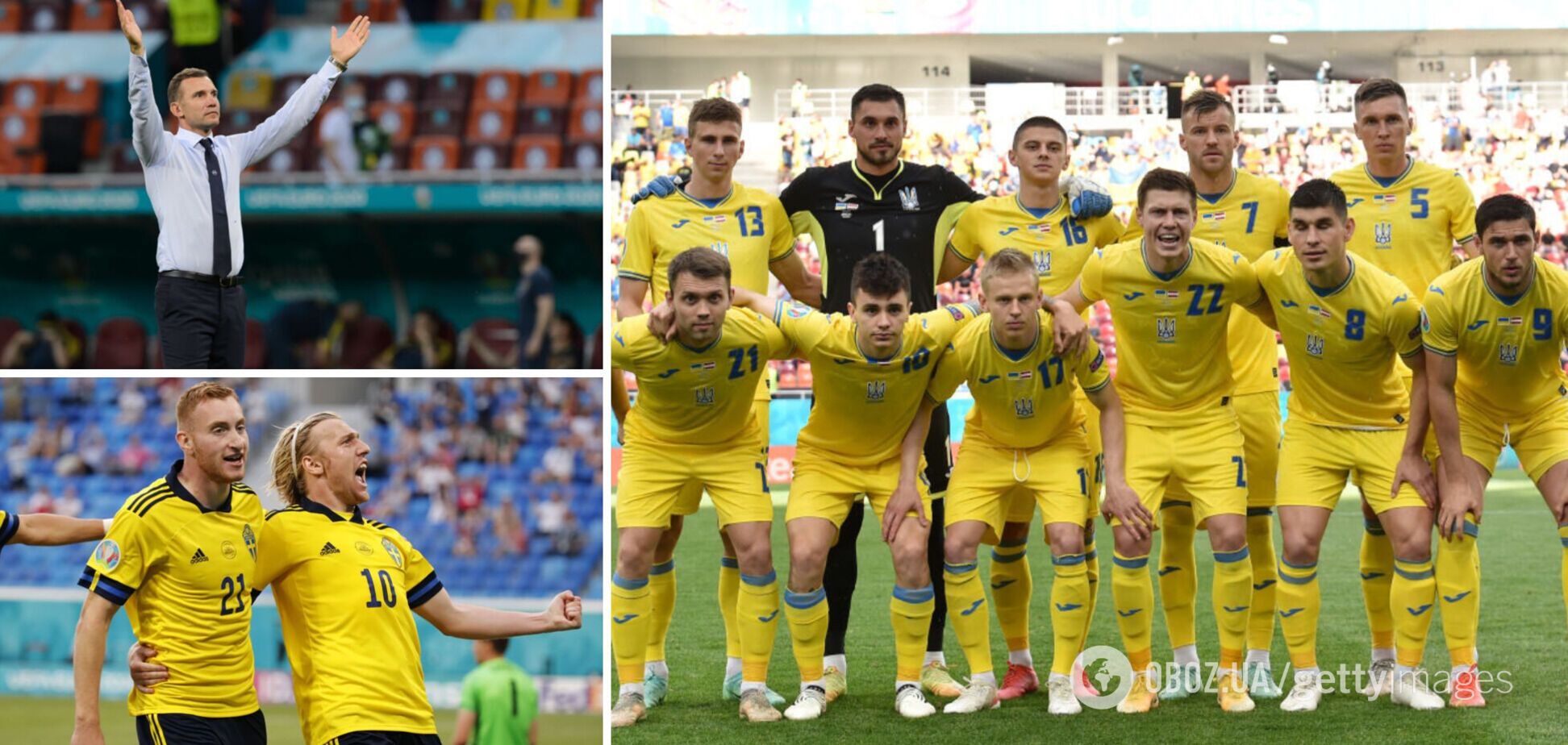 Украина сыграет против Швеции в Шотландии