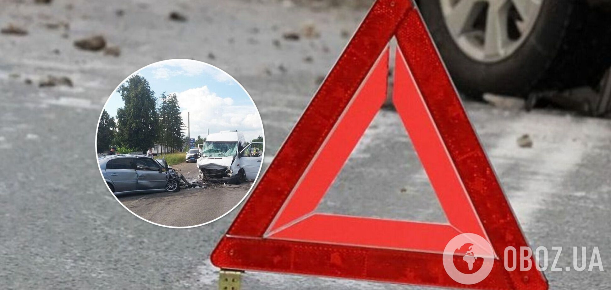 Под Черниговом автобус попал в ДТП, много пострадавших. Фото с места