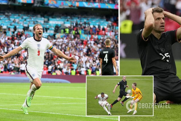 Німеччина програла Англії і вперше в історії вилетіла з 1/8 фіналу ЧЄ