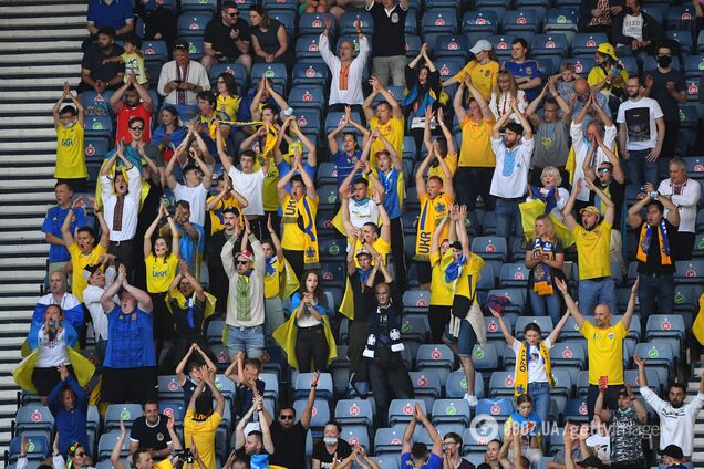 Фанаты сборной Украины в Шотландии