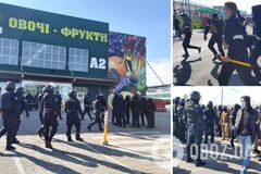 Рейдери озброєні сокирами, кувалдами і ломами