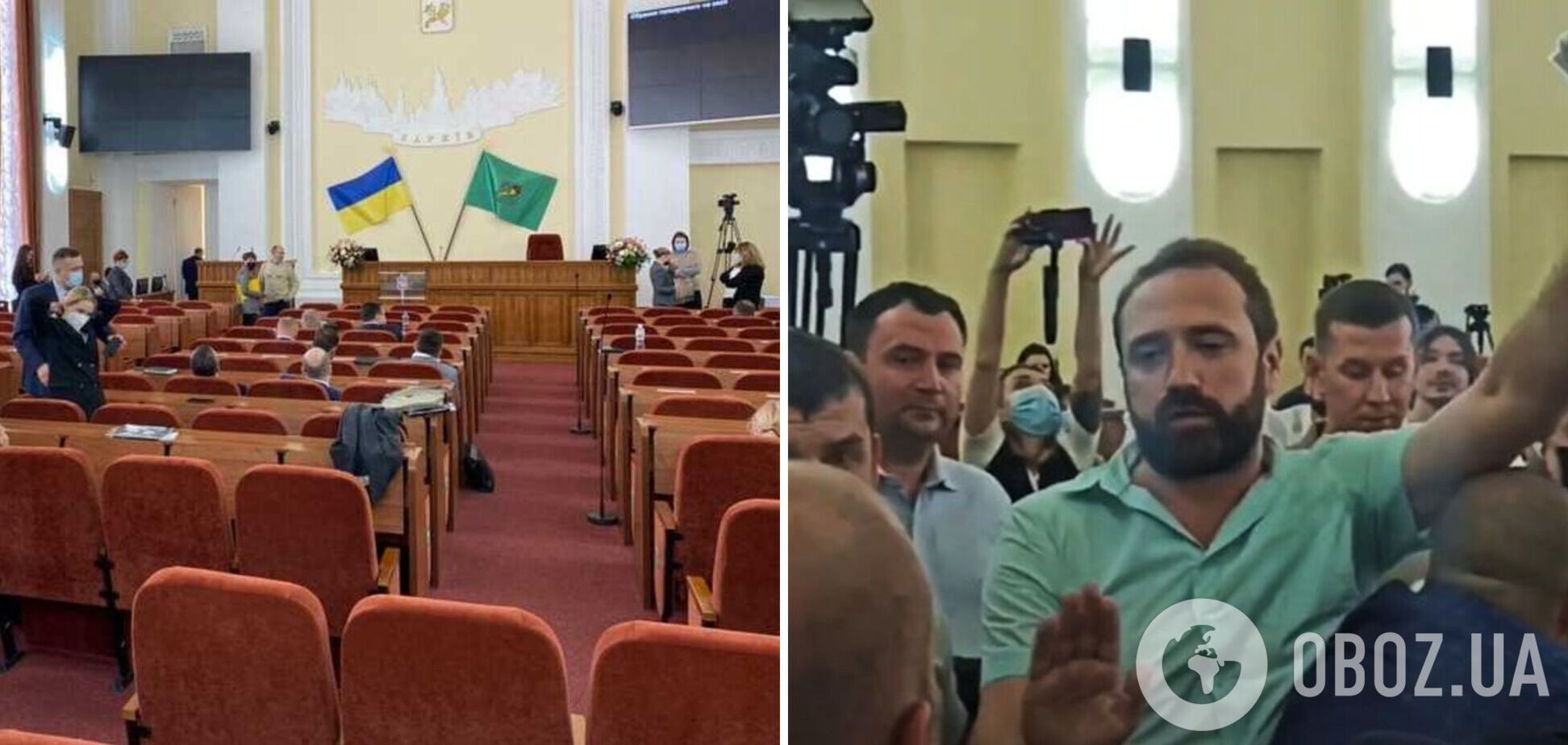 Депутаты потолкались с охранниками