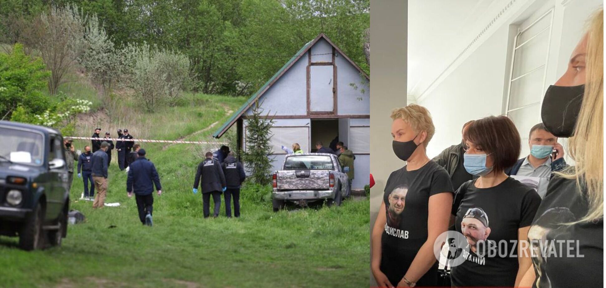 Масовий розстріл на Житомирщині: дружини убитих прийшли в суд із їхніми фото на футболках. Відео