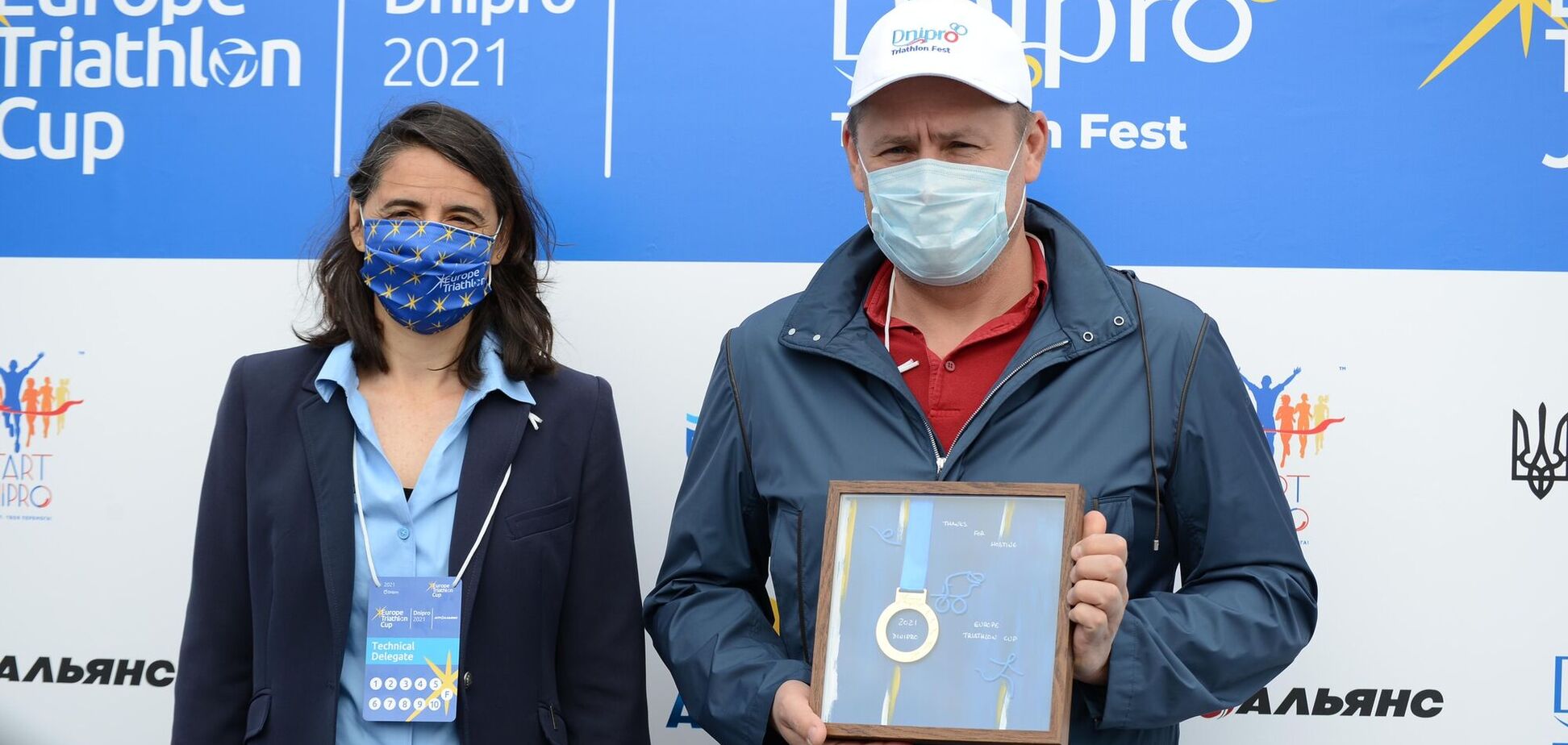 Представниця Європейського союзу триатлоністів назвала Дніпро столицею триатлонного фестивалю в Україні