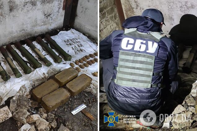 СБУ знайшла на Донбасі схованку зброї терористів Гіркіна