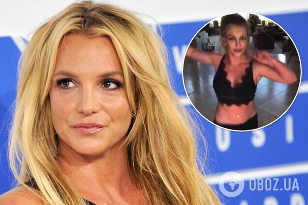 Бритни Спирс в кружевном топе показала новый танец. Видео