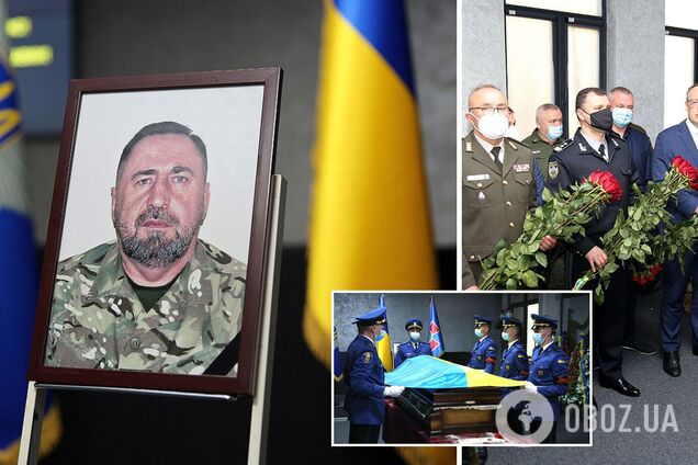 У МВС попрощалися із заступником командира полку 'Азов' Павлюком. Фото