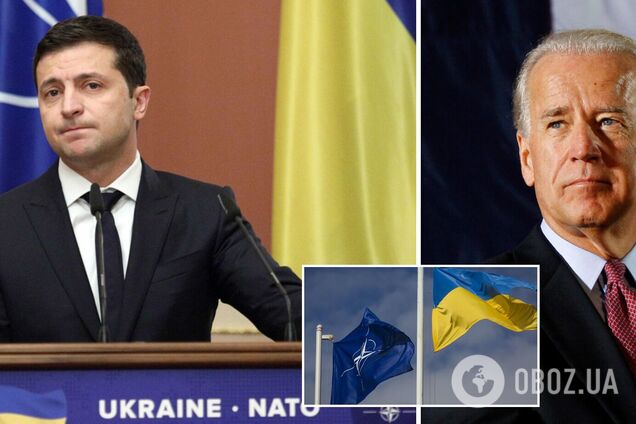 Зеленський заявив Байдену, що вступ України у НАТО повинен мати конкретну дату