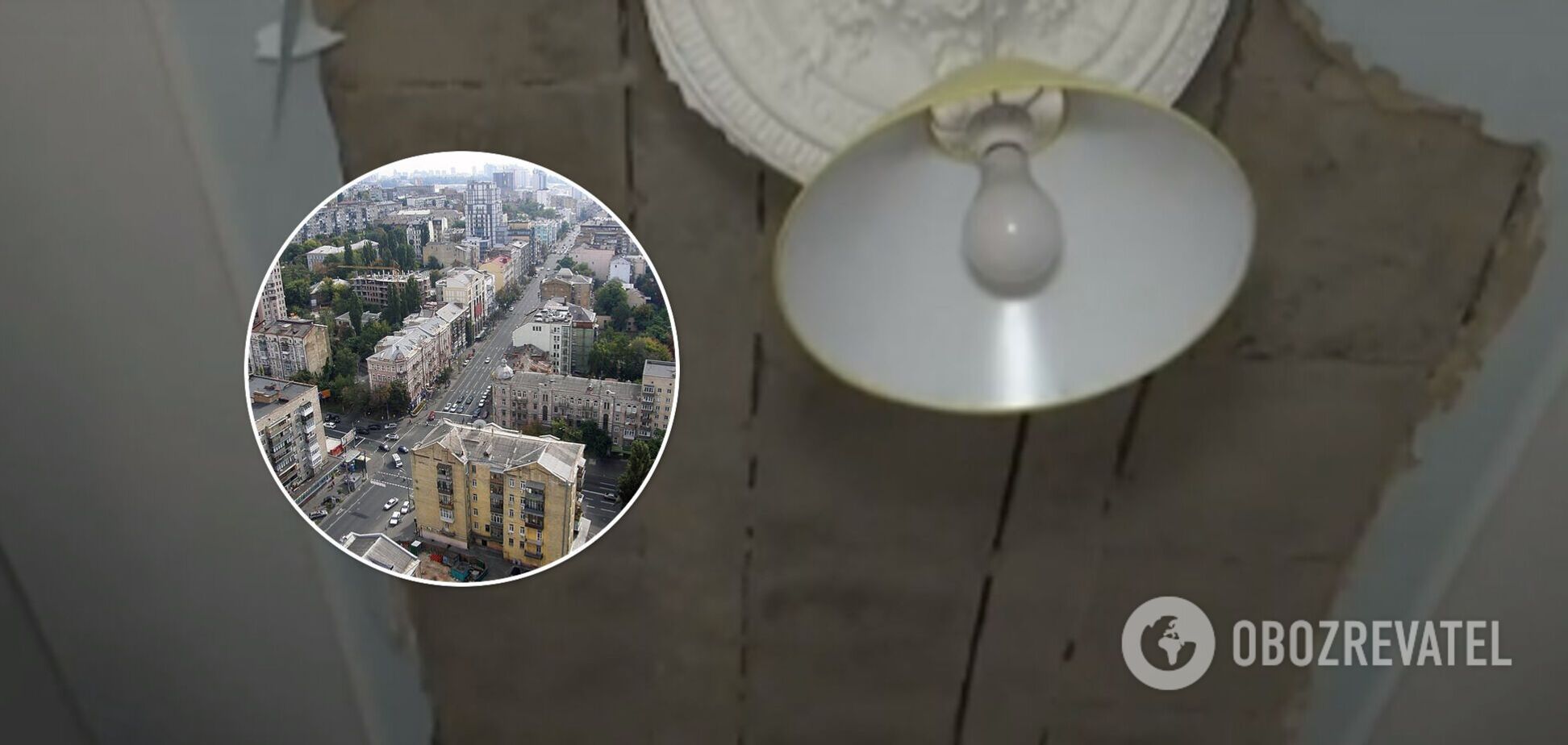 В центре Киева обвалился потолок старинного дома: женщина получила травмы головы. Видео