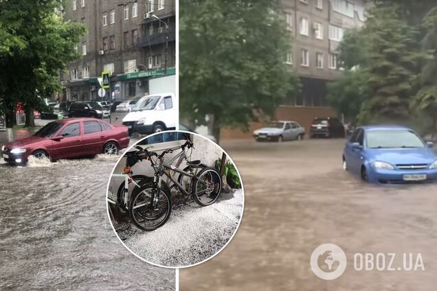 В Харькове пошел град, а Мариуполь и Полтаву затопило. Фото и видео сильной непогоды