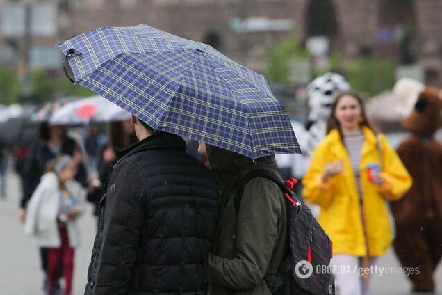 Weather in Ukraine June 8 – it will rain with thunderstorms