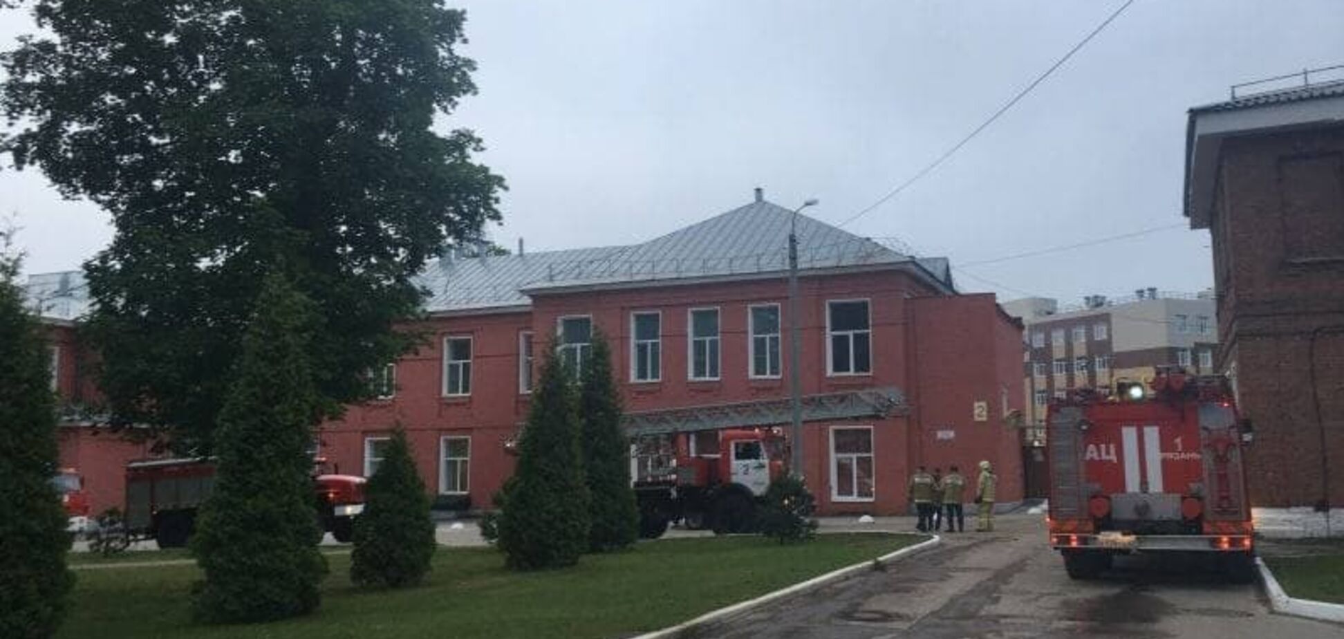 Пожежа в лікарні в Рязані