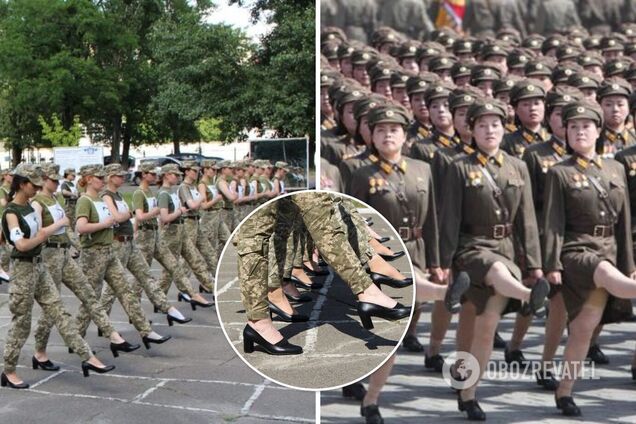 Міноборони анонсувало військовий парад на підборах: обурені українці порівняли його з Китаєм. Фото