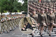 Минобороны анонсировало военный парад на каблуках: возмущенные украинцы сравнили его с Китаем. Фото