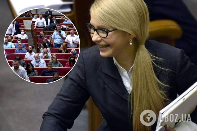 Тимошенко викликала в Раді вибух сміху словами про себе та олігархів. Відео
