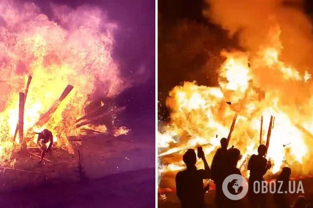 В Коростене вспыхнул пожар