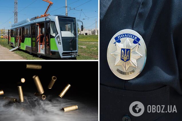 В Харькове обстреляли трамвай