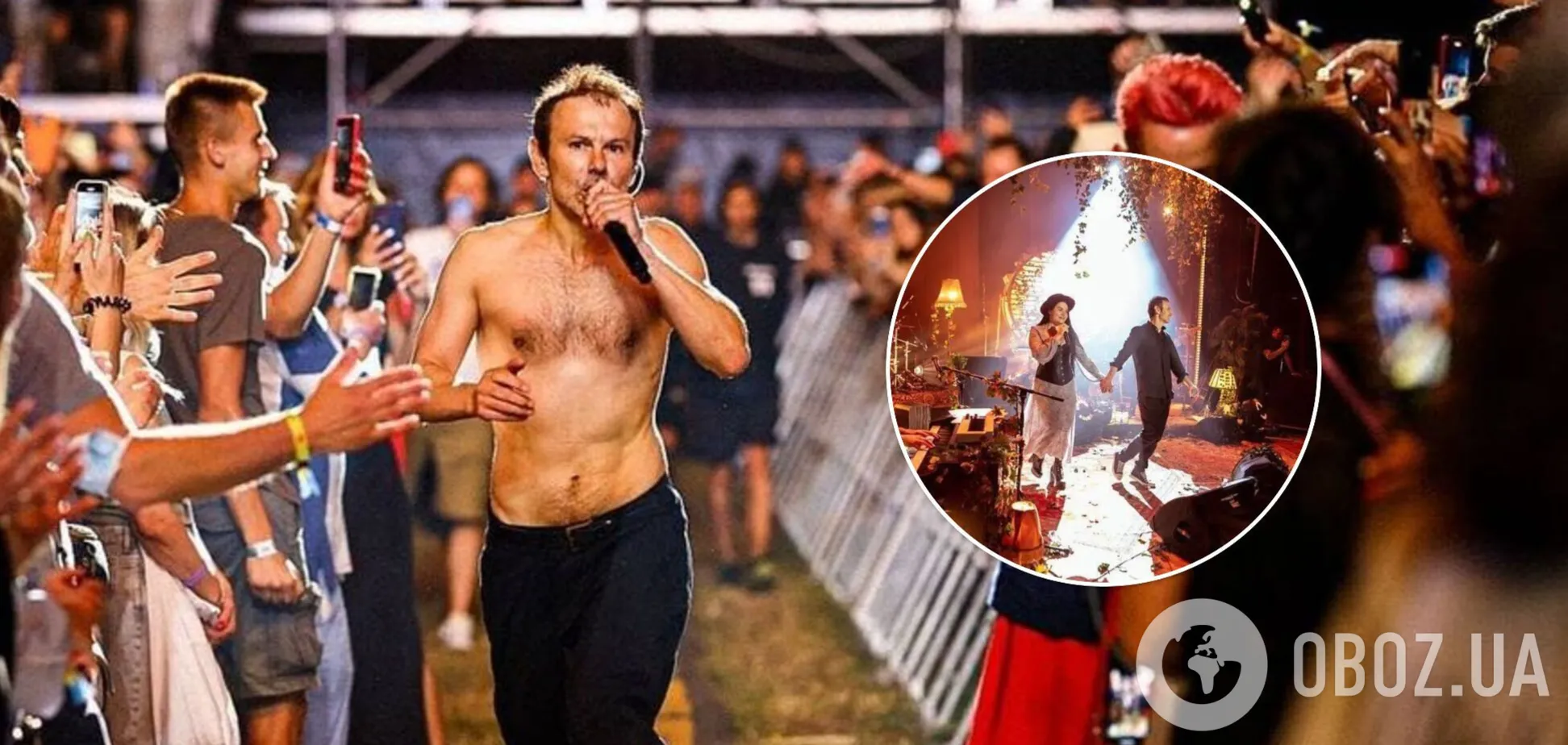 Вакарчук на Atlas Weekend стал на колени перед 23-летней Мусиенко