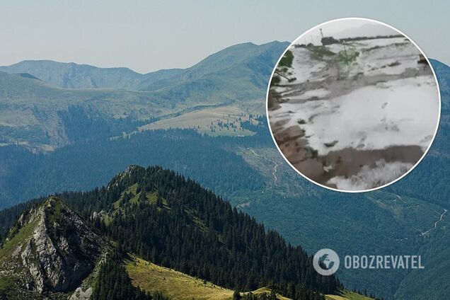 Українські Карпати засипало снігом