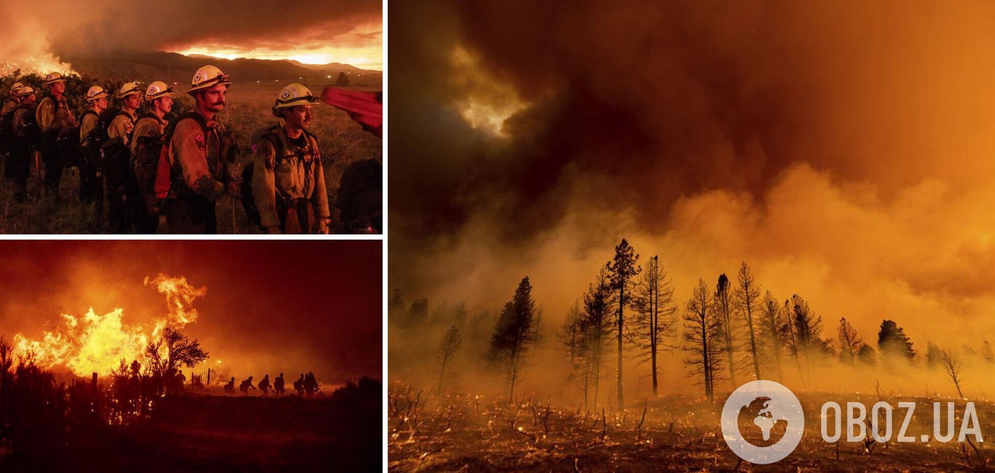 В Калифорнии из-за рекордной жары вспыхнули лесные пожары. Видео огненного торнадо