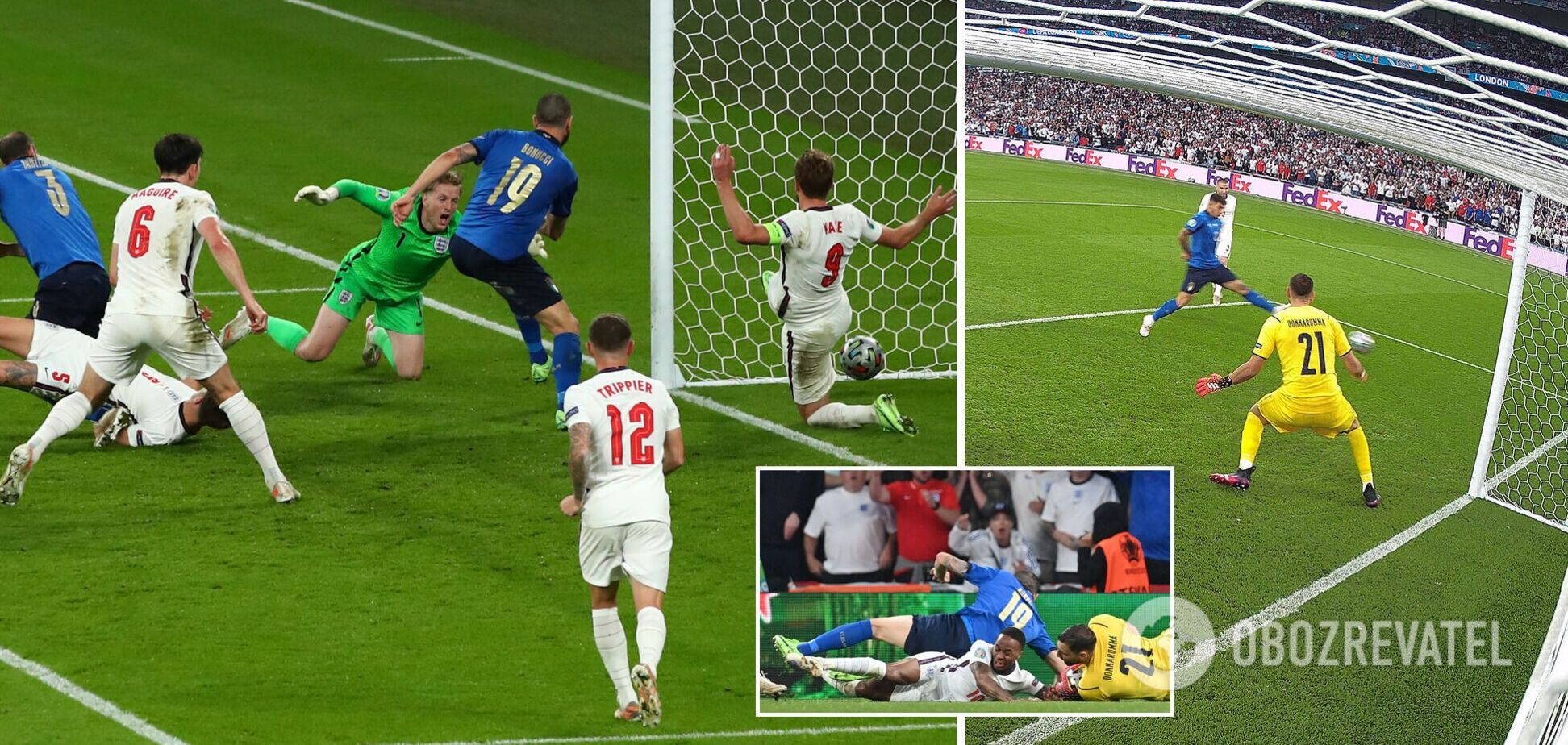 Италия и Англия играют в финале Евро-2020