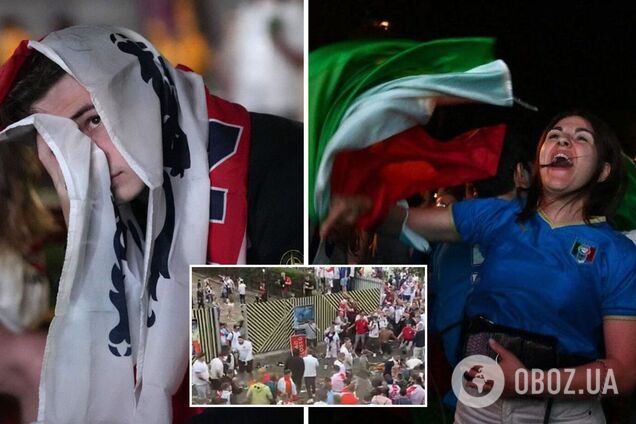 У Лондоні вболівальники влаштували безлади на стадіоні 'Вемблі', постраждали 19 копів. Фото