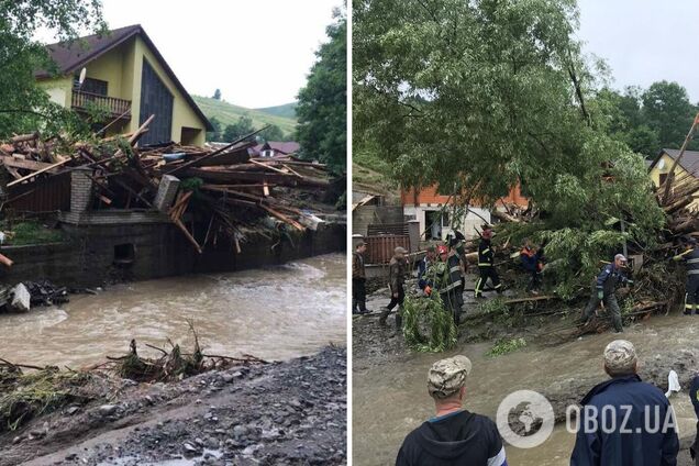 Закарпатье ушло под воду после ливня