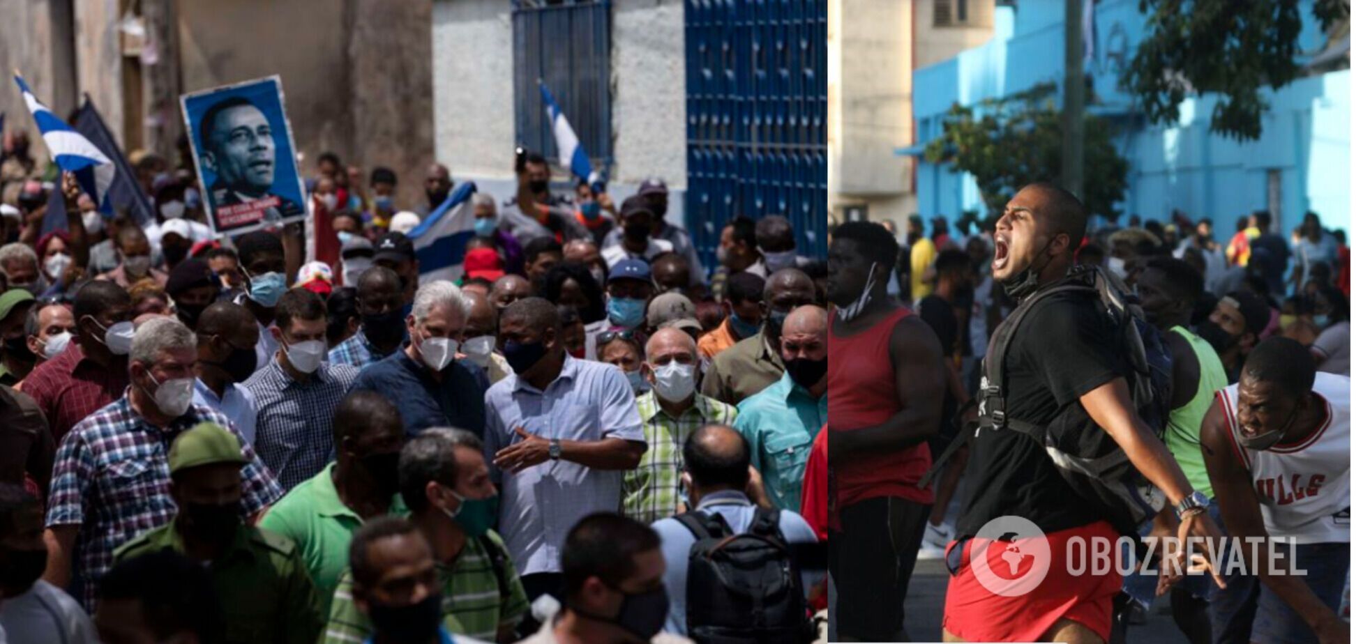 На Кубе вспыхнули антиправительственные протесты из-за продовольственного кризиса. Фото