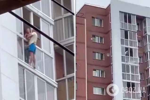 В Иркутске мужчина с ребенком угрожает прыгнуть с 13-го этажа