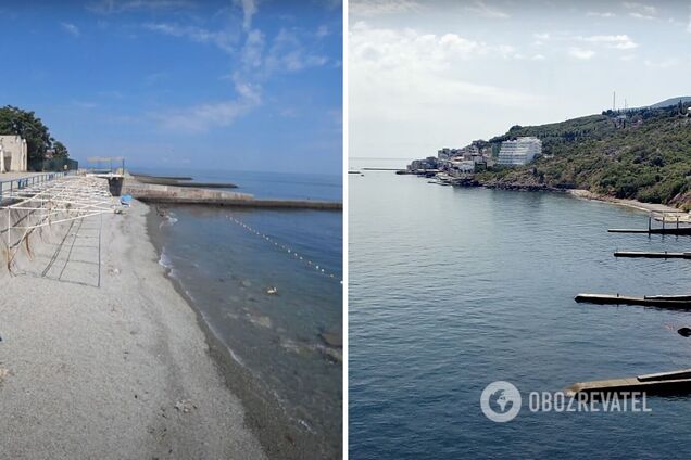 В Алуште пустые пляжи