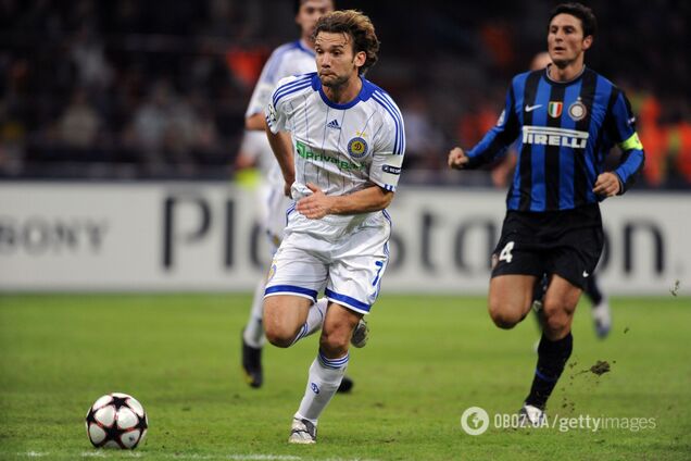 Андрей Шевченко в матче против 'Интера' в 2009 году