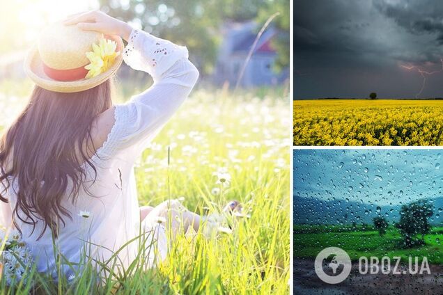 Какой будет погода до конца июля в Украине