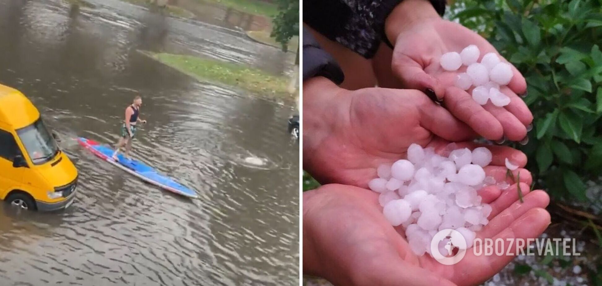 Потоп в Беларуси после ливня