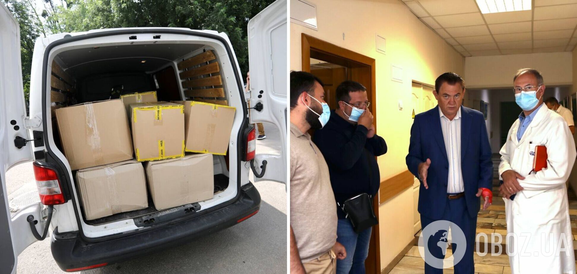 Для врачей передали медтехнику и СИЗ