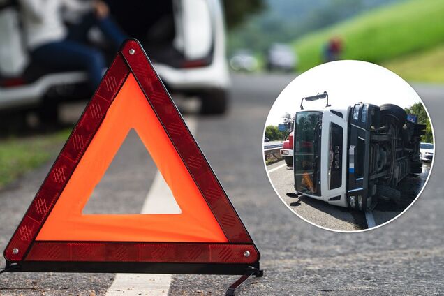 Перекрыты две полосы в сторону Борисполя