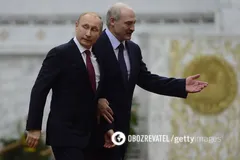 Владимир Путин и Александр Лукашенко