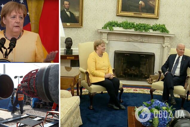 Меркель виступила із заявою щодо 'Північного потоку-2' і України після зустрічі з Байденом