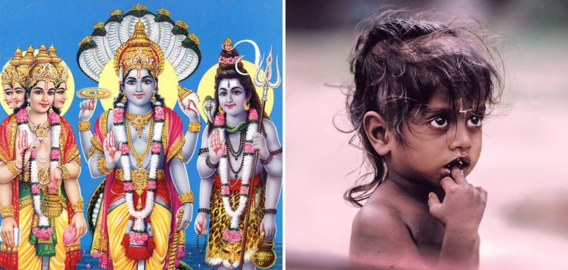 В Індії народилося триголове немовля, паломники кинулися до нього, прийнявши за бога. Фото 18+