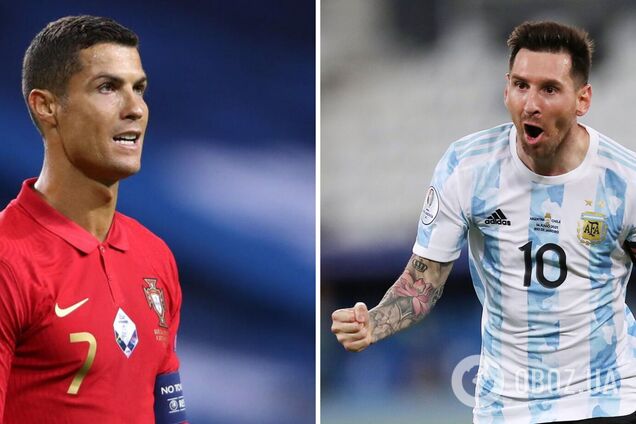 Криштиану Роналду и Лионель Месси Instagram
