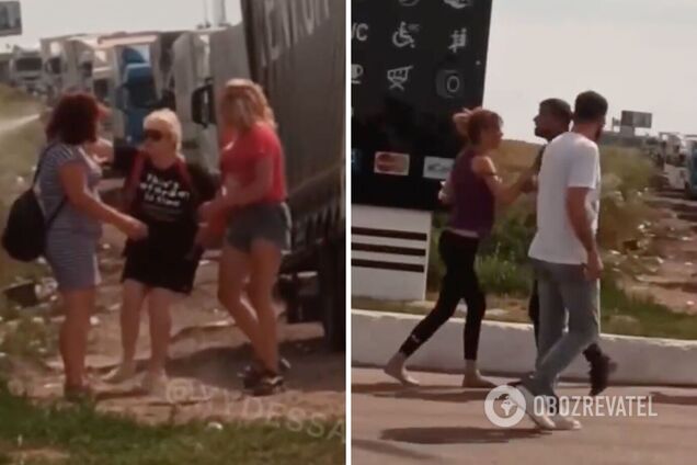 В Одессе женщины устроили ожесточенную драку из-за мужчины. Видео и реакция сети