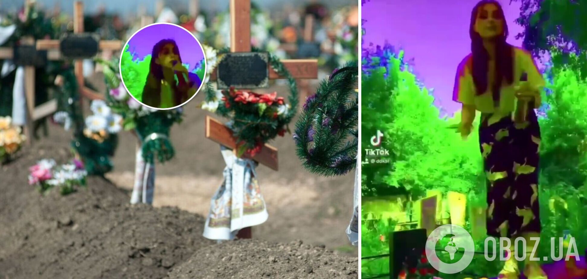 15-річна блогерка з Харкова зняла відео на кладовищі, розпиваючи алкоголь